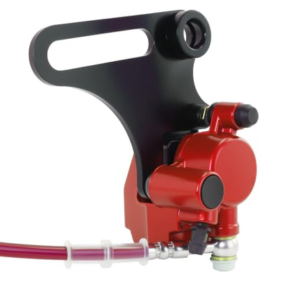 PRO BAT 15mm Hydraulic Rear 110cc Pit Bike Brake Assembly Kit w/Brake Pad - color: Red Brake Assembly, size: 15mm Brake Caliper Assembly