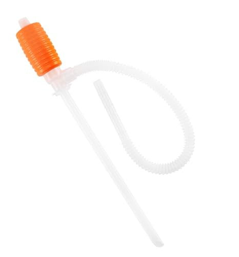 Luigi's Siphon Pump - Siphon Hose for Water & Gasoline Fuel Transfer - Large Hand Water Pump for Squeezing Gas Lawn Mowers & Manual Pumping Petrol Liquid Syphon Alcohol and more