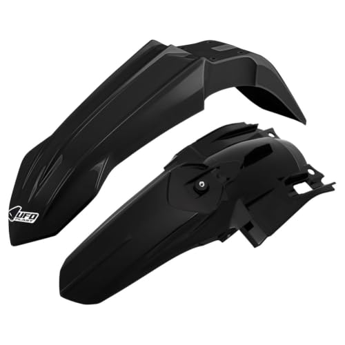 UFO PLAST Front/Rear Fender Kit - Replacement Dirt Bike Front and Rear Mud Guard - Compatible with YZ85/YZ85LW 2022-2026 - color: Black
