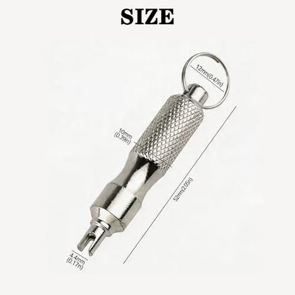 2 PCS Valve Stem Removal Tool & Valve Core Tool - Tire Valve Stem Tool
