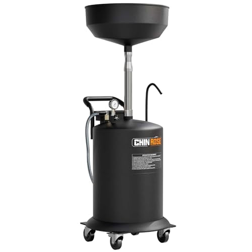 Waste Oil Drain Tank, 18.5 Gallon Oil Drain Container - size: Black 18.5 Gallon