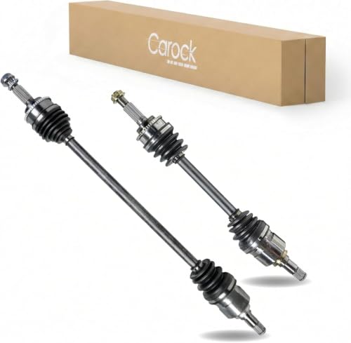 Pair (2) Front CV Axle Shaft Assembly Compatible with 1992-1998 Toyota Paseo/ 1987-1998 Toyota Tercel 1.5L L4 Front Left and Right CV Joint Shaft NCV69523 NCV69526 - size: B2CV054-N