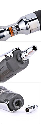 Air Ratchet Wrench 3/8 Inch Power Pneumatic Spanner Heavy Duty Torque Air Wrench Drive - size: 3/8 Silver Black air wrench