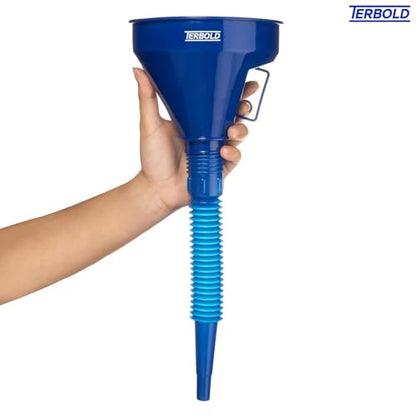 Automotive Flex Funnel with Hose - color: Blue