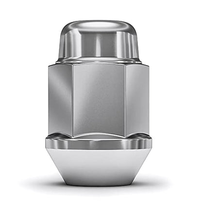 White Knight 1706S-20AM M12x1.25 Lug Nuts, Bulge Acorn Chrome Lug Nuts 12x1.25, Pack of 20, Steel - size: 20 Pack