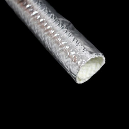 19mm - 3/4" Self-wrap Aluminum Heat Shield Sleeve Thermal Reflective Side Entry High Temperature for Hoses, Wire Harnesses, Cables, Automotive, Exhaust 78" (2 Meter) - size: 19mm - 3/4" Dia - 78" Long