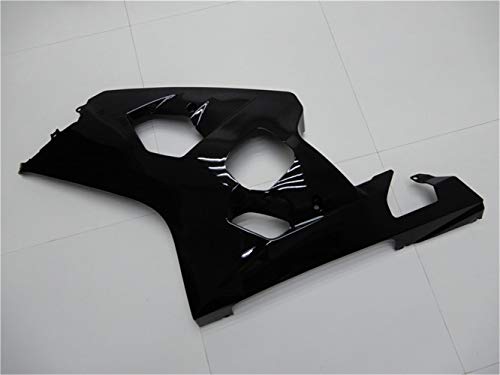 YTL Glossy Black Full Fairing Fit for Suzuki 2004-2005 GSXR 600/750 - color: 003 Glossy Black
