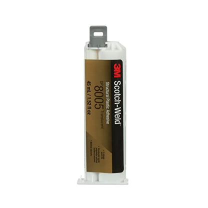 3M Scotch-Weld Structural Plastic Adhesive DP8005 Black, 45 mL, Duo-Pak