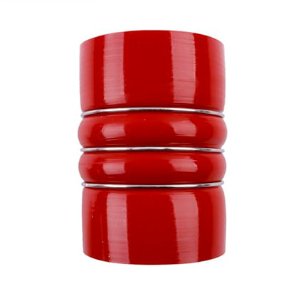 ID4"×6" Silicone Charge Air Cooler Hump Hose Boot with Clamps 2PCS - color: red, size: 4"x6"-RD