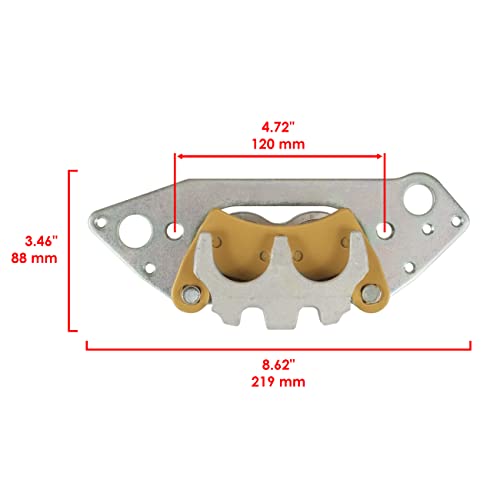 Caltric Front Left Brake Caliper Compatible with Polaris Ranger 700 4X4 EFI 2009