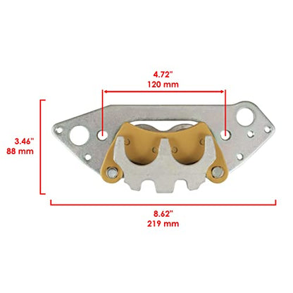 Caltric Front Left Brake Caliper Compatible with Polaris Ranger 700 4X4 EFI 2009