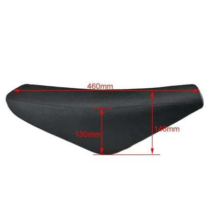 CRF50 XR50 Plastics Fender Kit, Body Work Panels, Fairings Mud Guards Plastic with Flat Tall Seat for SSR SDG Taotao Coolster 50cc 70cc 90cc 110cc 125cc Pit Dirt Bike Motorcycle (Black+White) - color: Black+White