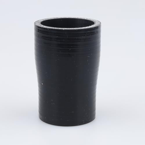 AC PERFORMANCE ID 1-5/8" to 1-3/8" Straight Silicone Hose Reducer Black - color: Black, size: ID 1-5/8" to 1-3/8" (42mm to 36mm)