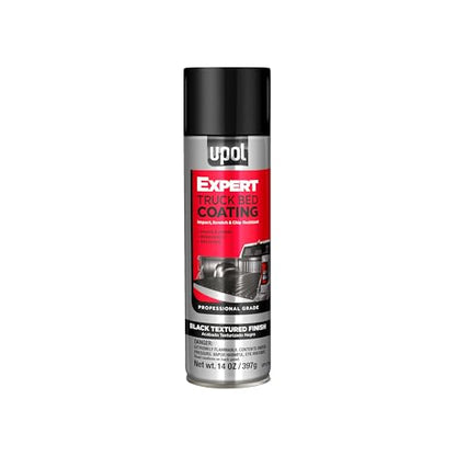 U-POL Expert Truck Bed Coating, Professional Grade Paint Spray, Black