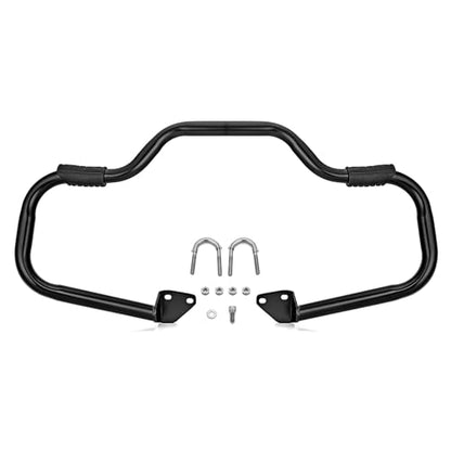 Mofun 1.25" Engine Guard Highway Crash Bar Fit for Harley Dyna 2006-2017 - color: Black A