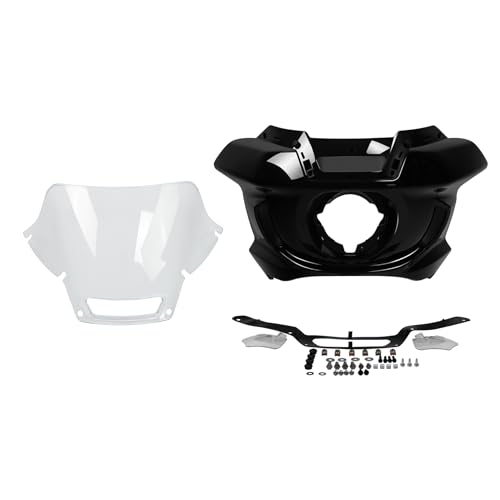 TCMT Motorcycle Headlight Fairing 7" Clear Windshield Fit For Harley Low Rider ST FXLRST 2022-2025 Low Rider El Diablo FXRST 2022 - color: Clear Windshield