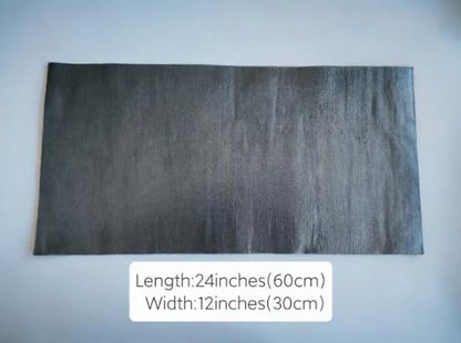 Black Fynxir Self-Adhesive Aluminized Fiberglass Cloth Heat Shield Blanket - 12"x24" Aluminum Backed Thermal Reflective Insulation Barrier for High Temp Protection (Automotive Exhaust, Firewall) - color: Black, size: 12'' X 24''