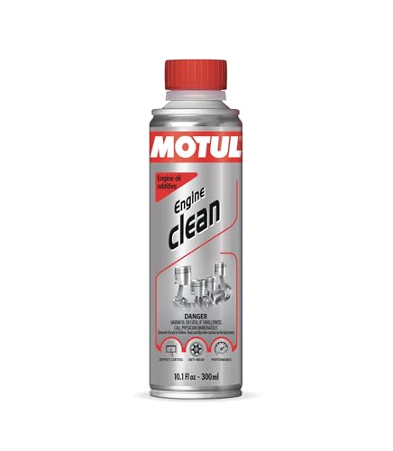 Motul Engine Clean | Oil Additive & Flush for Gasoline & Diesel Engines | Helps Remove Sludge & Improve Oil Flow | Supports Emission System Care & Engine Protection | 300ml