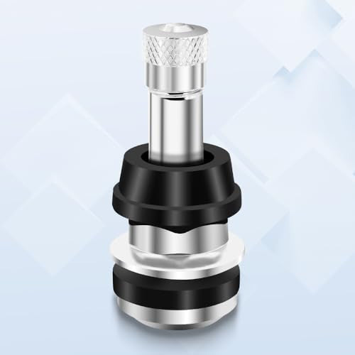 25 PCS TR416 Metal Valve Stems, Bolt in Tire Valve Stem, High Pressure Valve Stems, Outer Mount Fits 0.453" and 0.625" Rim Holes - size: 25 Pack
