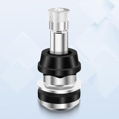 25 PCS TR416 Metal Valve Stems, Bolt in Tire Valve Stem, High Pressure Valve Stems, Outer Mount Fits 0.453" and 0.625" Rim Holes - size: 25 Pack