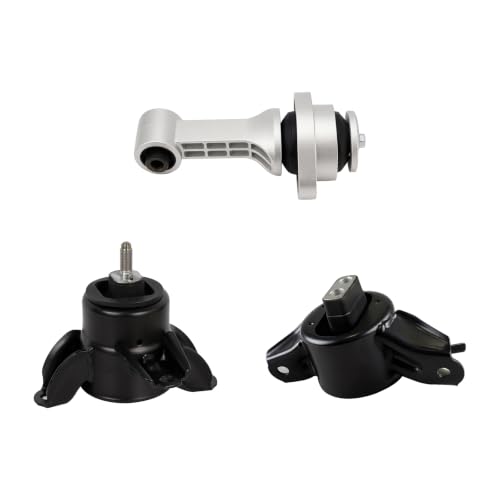 3PC Manual Engine Motor Mount Kit for 2011-2018 Hyundai Elantra Forte - size: 2011-2016 Hyundai Elantra 1.8L L4 Manual