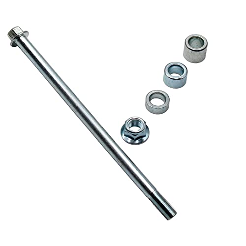 12mm 220mm + 3 Spacers (17mm / 12mm / 8mm) Front Rear Axle for 50cc 70cc 90cc 110cc Dirt Pit Pro Trail Bikes