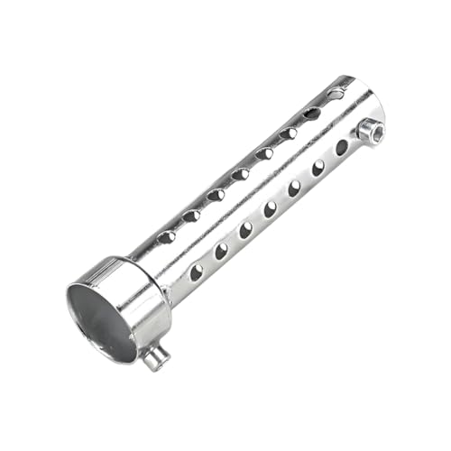 Wevdn Motorcycle Exhaust Silencer, Stainless Steel Motorcycle Exhaust Muffler Insert, Exhaust Muffler Assembly Turbo Sound Muffler for Motorbike, Universal Motorcycle Accessories (35mm) - color: 35mm