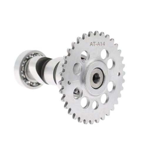 Glixal GY6 125cc 150cc 160cc 180cc High Performance Racing Camshaft for 152QMI 157QMJ Based Engine Scooter Moped ATV Go-Kart (A14) - size: A14