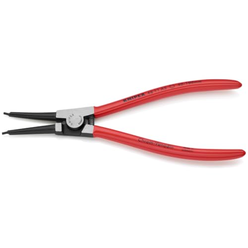 KNIPEX Tools 4611A3 External Straight Retaining Ring Pliers, 8.25-Inch - size: 9.25-Inch