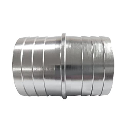 1-1/2" Aluminum Hose Barb Splice Coupler Repair Fitting (1 Pcs) - size: 1-1/2"x1-1/2"