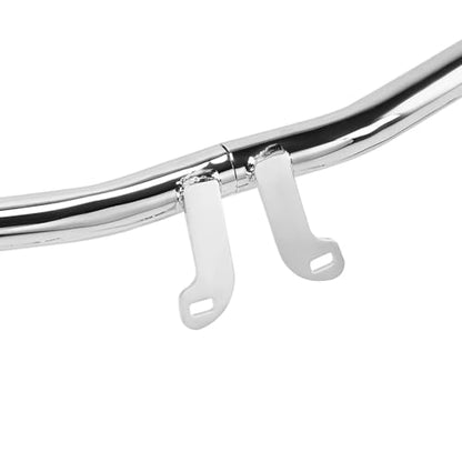 TCT-MOTORPARTS Chopped Engine Guard Crash Bar Fit for Harley Touring Road King, Street Glide, Electra Glide Standard 2014-2024 - color: Chrome