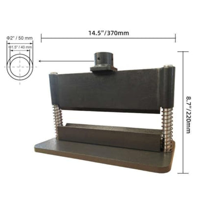 12 Inch Sheet Metal Bending Tool Press Brake Attachment Heavy Duty Hydraulic Bending Machine Tool for Up to 10mm Steel Plate Folding Vise Mount Press Brake Tooling Attachment for Shop Garage
