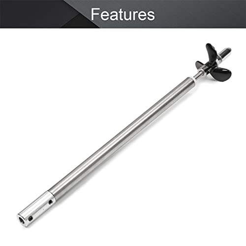 Fielect Drive Shaft w Propeller and Universal Joint for RC Boat, L200mm Shaft, L150mm Sleeve, D36mm Propeller, Fit for 5mm Motor Shaft - color: 5.00mm 20cm 15cm