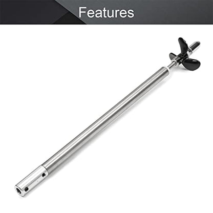 Fielect Drive Shaft w Propeller and Universal Joint for RC Boat, L200mm Shaft, L150mm Sleeve, D36mm Propeller, Fit for 5mm Motor Shaft - color: 5.00mm 20cm 15cm