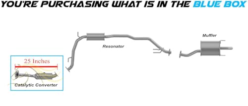 Exhaust Catalytic Compatible for 2007-2008 Honda Fit 1.5L | EPA-Approved | Stainless Steel | Northeastern Exhaust | Free Gaskets Included | Automotive Replacement Part - color: Catalytic