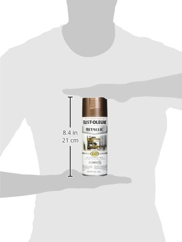Rust-Oleum 286525 Stops Rust Metallic Spray Paint, Dark Copper, 11 Oz (Pack of 2) - color: Dark Copper, size: 11 Fl Oz (Pack of 2)
