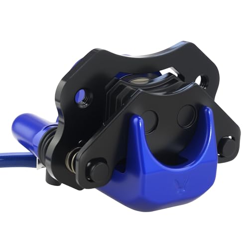 PRO BAT Rear Brake Master Cylinder Caliper With Brake Pad Assembly - color: Blue