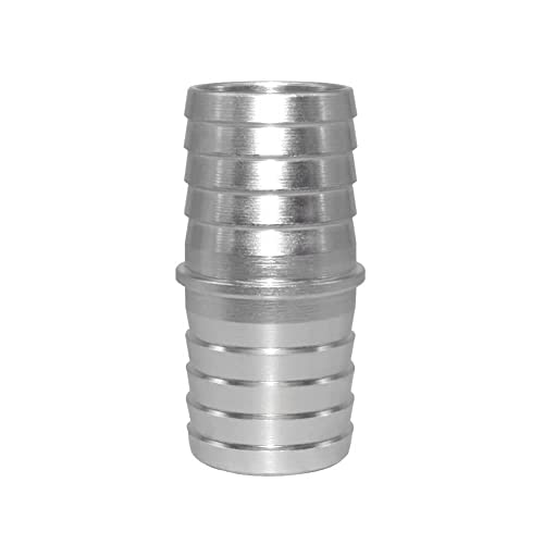 1 Pcs 1-1/2 Inch Radiator Hose Barb Adapter, Coupler Splice Mend Coolant Intercooler Exchanger Heater Repair Hose Connector Water Fluid Air Aluminum - size: 1-1/2 Inch