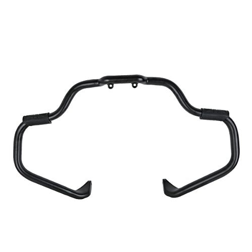 TCT-MOTORPARTS Mustache Engine Guard Highway Crash Bar+ Matte Black Lower Fairing Kit Fit for Indian Roadmaster 2023-2025 Springfield Dark Horse 2016-2025 - color: Black Crash Bar+Matte Black Fairing