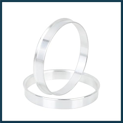 4pcs 66.6 to 64.1 mm Aluminium Alloy Car Hub Centric Rings Wheel Bore Spacer Automotive Parts