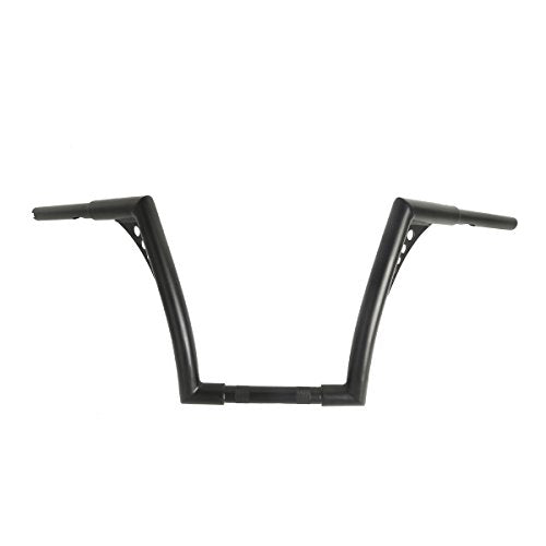 XMT-MOTO 12" Rise 1-1/4 Ape Hangers Handlebar Fit For Harley FLST FXST XL - color: Gloss Black, size: 12 INCH