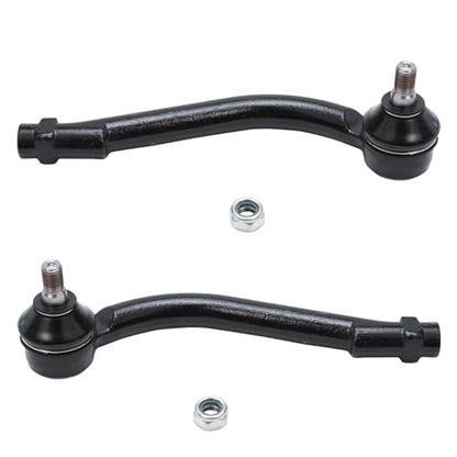 Detroit Axle - 4pc Front Tie Rods for 2007-2012 Hyundai Santa Fe - size: 4S50855/group