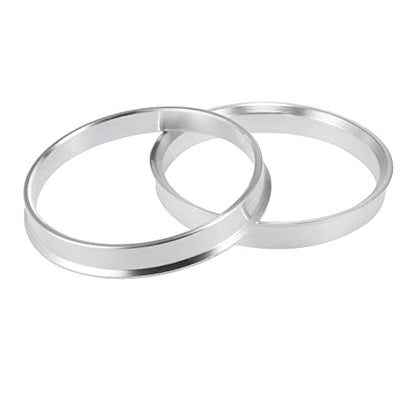 X AUTOHAUX 4pcs OD 71.5mm to ID 66.6mm Aluminium Alloy Car Hub Centric Rings Wheel Bore Center Spacer - size: 66.6mm