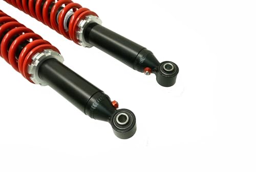 Monster Rear Shocks for Honda Rincon 650 2003-2005 Red