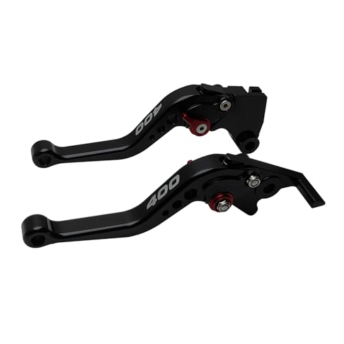 Adjustable Short Levers Replacement for Ninja 400 Z400 EX400 18-23 - color: Black