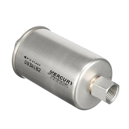 Quicksilver 864572 Replacement Inline Fuel Filter for MerCruiser Sterndrive and Inboard Gasoline Engines