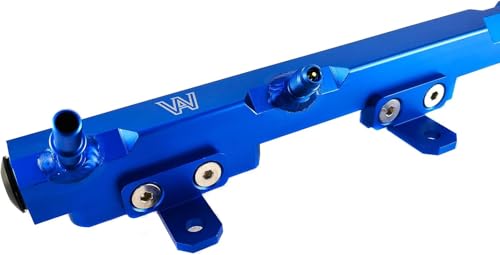 Fuel Rail Billet for 1997-2001 Jeep Cherokee XJ Wrangler TJ YJ 4.0L Fuel Rail,Blue