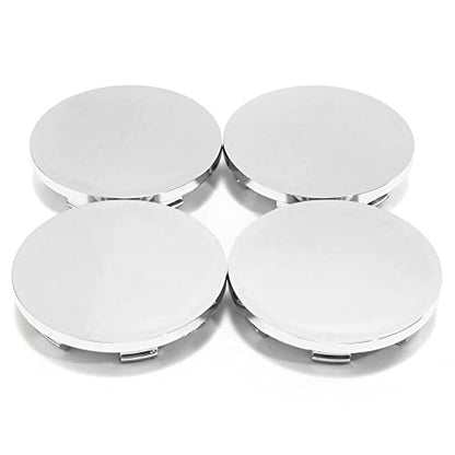 RTrhinotuning 67.4mm Chrome Wheel Center Caps Set of 4 for Blazer (1995-2005) S10 (1995-2004) Envoy (2004-2007) #88966047 17800094 15661129 - color: Chrome
