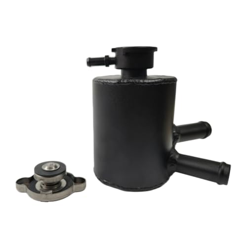 Universal 32mm Hose Filler Neck Aluminum Coolant Overflow Expansion Reservoir Tank