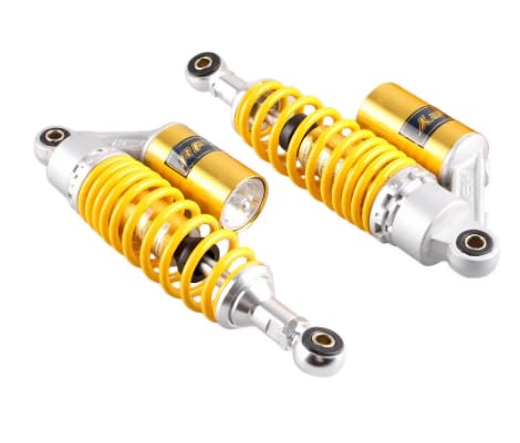280mm Rear Shock Absorber Suspension Motorcycle ATV Quad 7mm Spring - color: Yellow